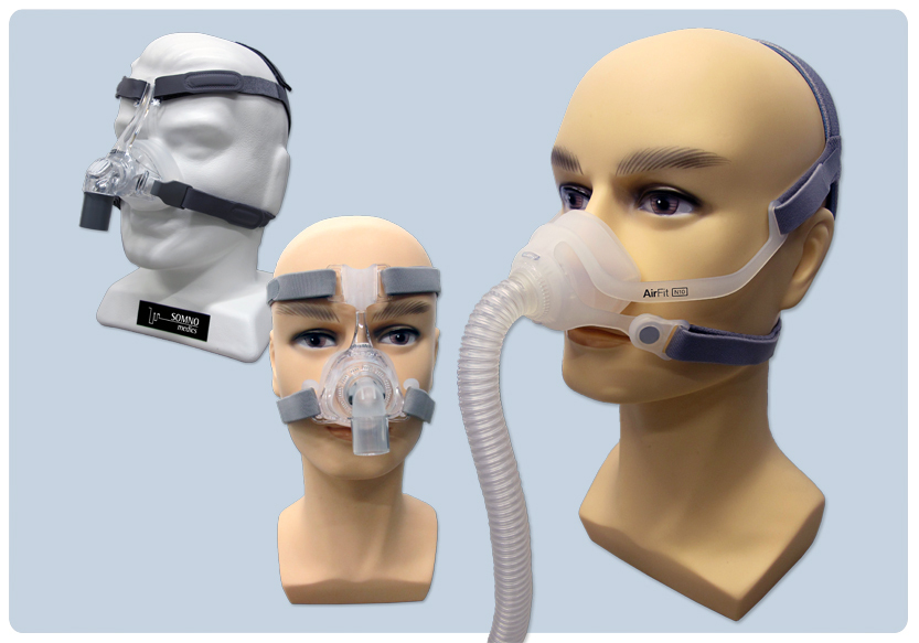 Symbolbild_Therapie_Nasenmasken_Beatmungsmasken_CPAP-Masken